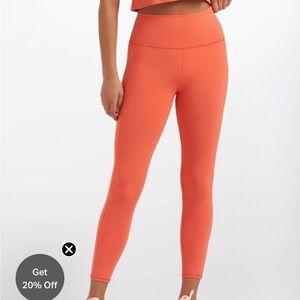 Vuori Studio Picket Vibrant Coral Leggings